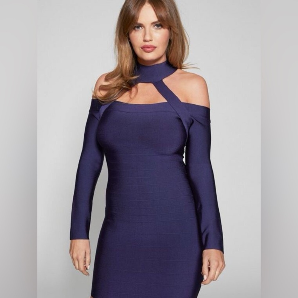 🩷Guess by Marciano blue bandage dress size S